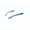 Ge Safety Glasses, Anti-Fog & Anti-Scratch, Clear Lens, Gray/Blue Frame GE202CAF - alternate 5
